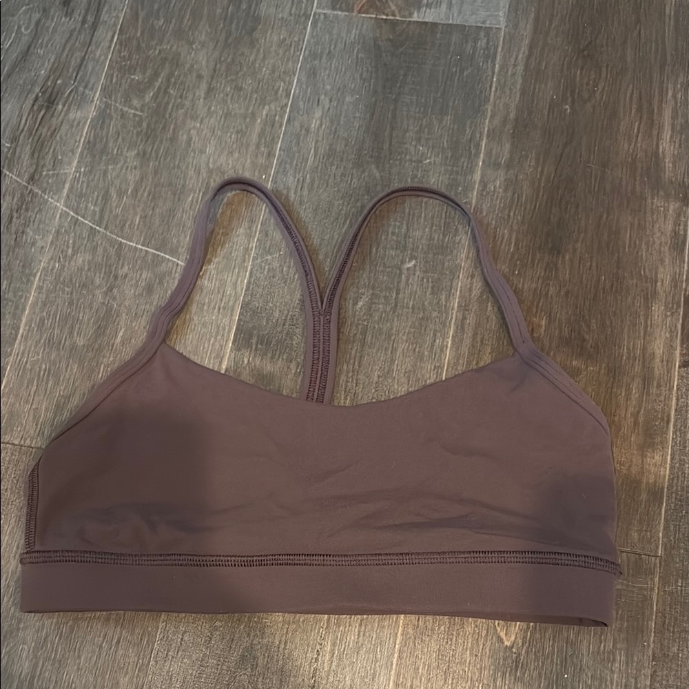 Lululemon Athletica Align Brown Sports Bra Minimalist Design
